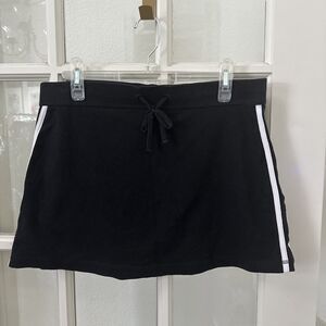 Black Y2K Mini Skirt Prospirit Womens Medium Vintage